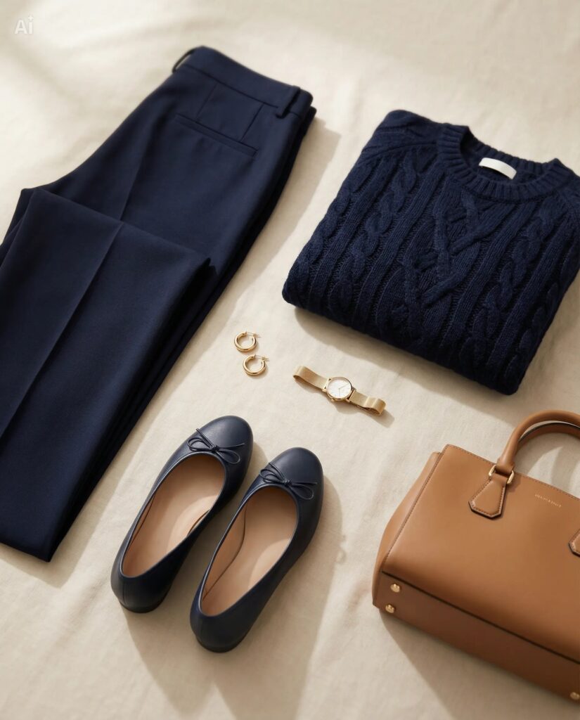 Stylish Navy Outfit